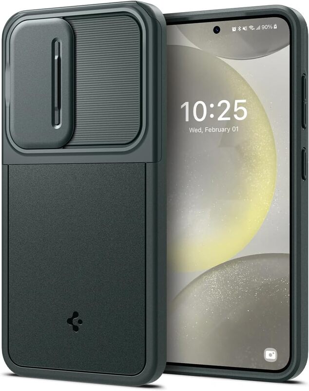 Spigen Samsung Galaxy S24 case cover Optik Armor - Abyss Green